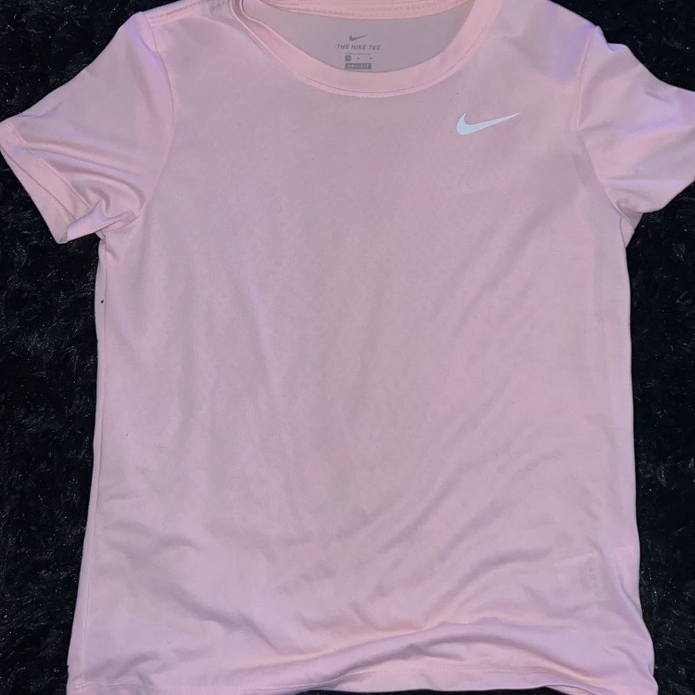 Pink Nike workout shirt